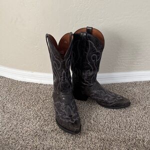 Dan Post Black Western Boots